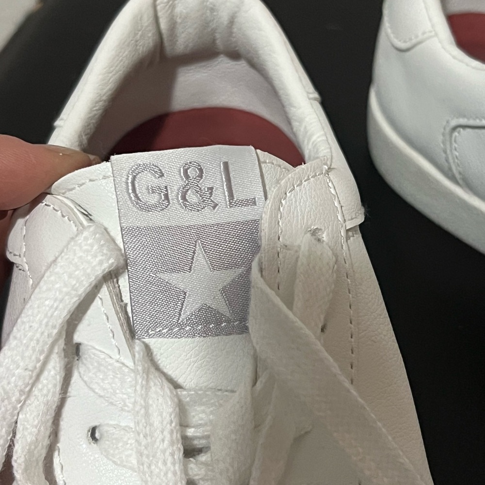 G&L white sneakers 7.5 - Picture 6 of 7